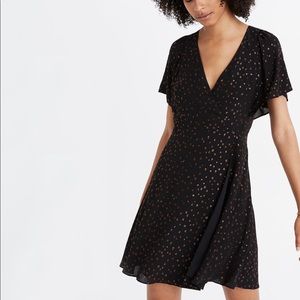 NWT Metallic Dot Mini Dress